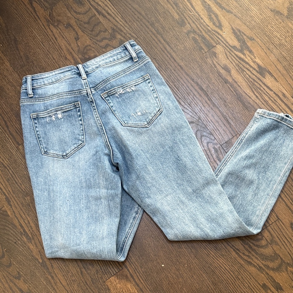 Altar'd State Light Blue Distressed Skinny Jeans - Picture 3 of 6